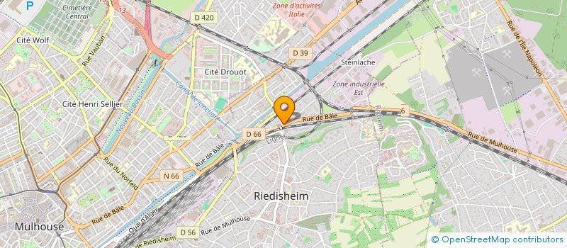 localisation de l'entreprise MONSIEUR YASSINE BENSEDDIK à RIEDISHEIM