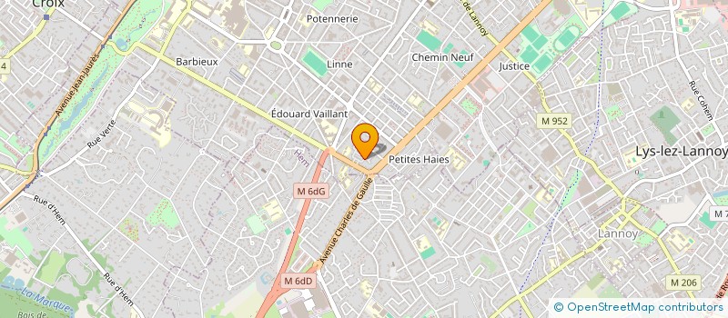 localisation de l'entreprise MONSIEUR YASSINE BEYYOUDH à ROUBAIX