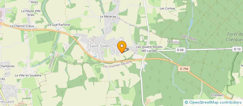 localisation de l'entreprise MONSIEUR YASSINE BOUAJAJI-FALAISE  LANVALLAY