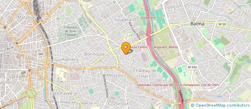 localisation de l'entreprise MONSIEUR YASSINE BOUDJELLOULI à TOULOUSE