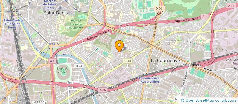 localisation de l'entreprise MONSIEUR YASSINE BOUFERSAKHA à LA COURNEUVE