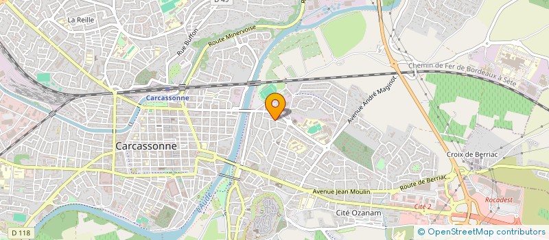 localisation de l'entreprise MONSIEUR YASSINE BOUHENIA à CARCASSONNE