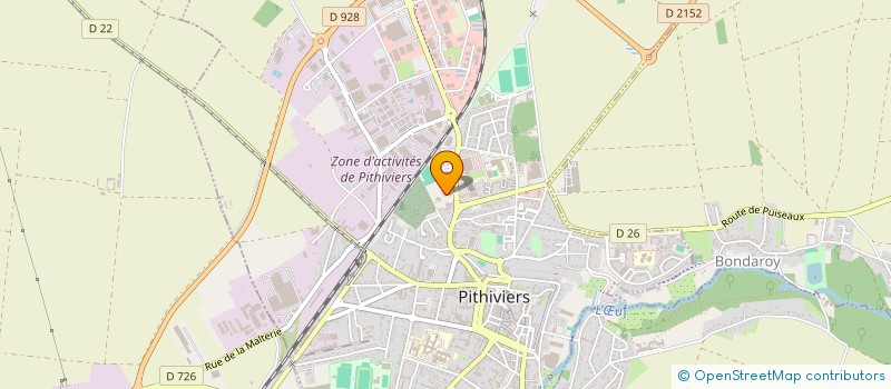 localisation de l'entreprise MONSIEUR YASSINE BOUJIJA à PITHIVIERS