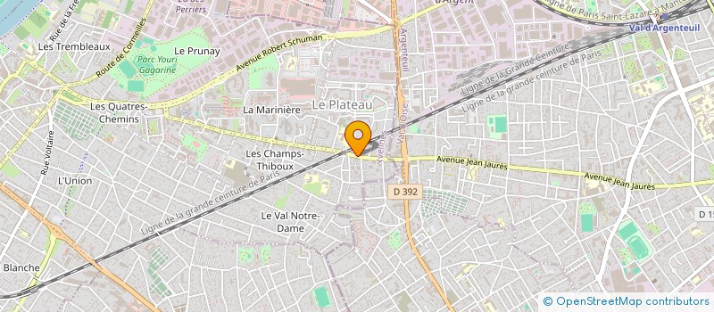 localisation de l'entreprise MONSIEUR YASSINE BOUKANDOURA  SARTROUVILLE