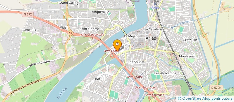 localisation de l'entreprise MONSIEUR YASSINE BOUOIDINA  ARLES