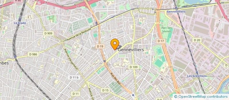 localisation de l'entreprise MONSIEUR YASSINE BOURAOUI à GENNEVILLIERS