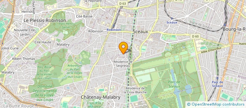 localisation de l'entreprise MONSIEUR YASSINE BOUSSADIA à SCEAUX