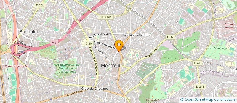 localisation de l'entreprise MONSIEUR YASSINE BOUTIGLLAY à MONTREUIL