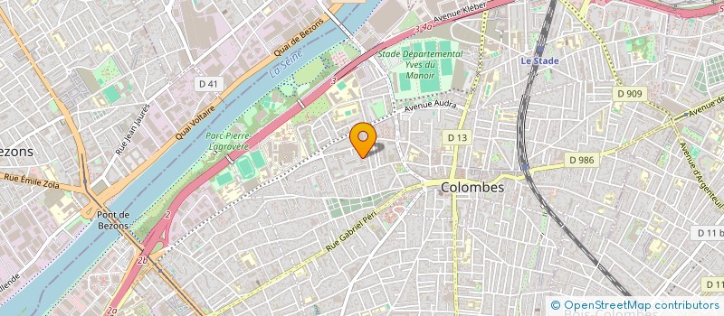 localisation de l'entreprise MONSIEUR YASSINE BOUZIANE à COLOMBES