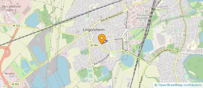 localisation de l'entreprise MONSIEUR YASSINE BOUZIDI  LINGOLSHEIM