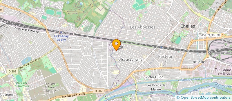 localisation de l'entreprise MONSIEUR YASSINE BRAHAM  CHELLES