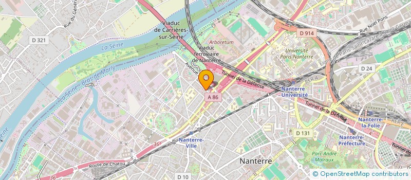 localisation de l'entreprise MONSIEUR YASSINE CHABLI  NANTERRE