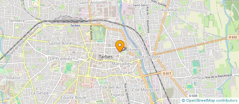 localisation de l'entreprise MONSIEUR YASSINE CHAHID  TARBES