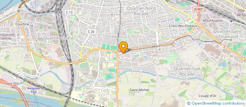 localisation de l'entreprise MONSIEUR YASSINE CHAOUCH  AVIGNON