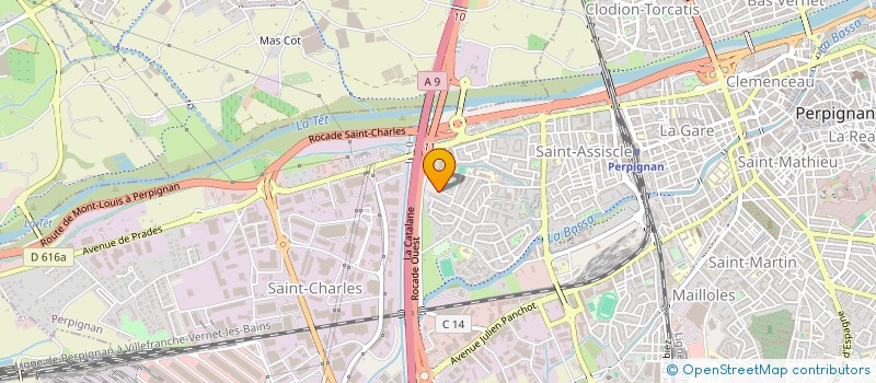 localisation de l'entreprise MONSIEUR YASSINE CHAOUCHE  PERPIGNAN