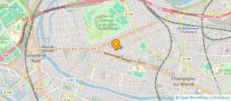 localisation de l'entreprise MONSIEUR YASSINE CHATER à CHAMPIGNY-SUR-MARNE