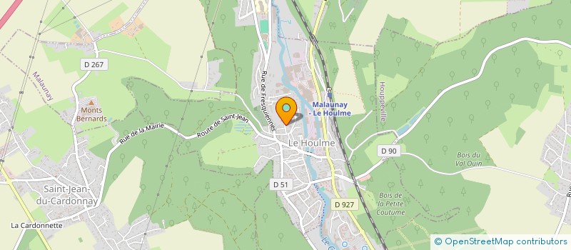 localisation de l'entreprise MONSIEUR YASSINE CHBAB  LE HOULME