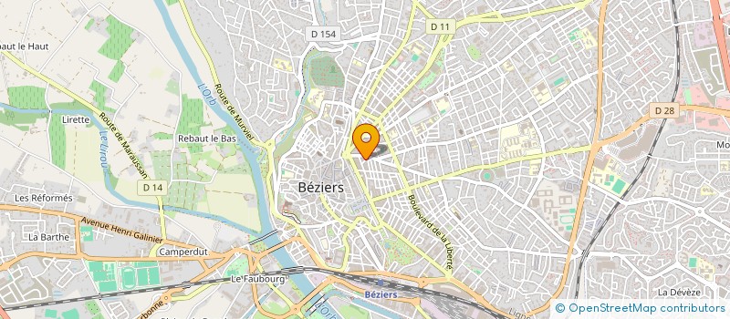 localisation de l'entreprise MONSIEUR YASSINE CHEBRAGUE à BEZIERS
