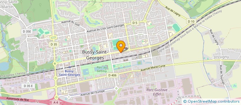 localisation de l'entreprise MONSIEUR YASSINE CHERKAOUI  BUSSY-SAINT-GEORGES