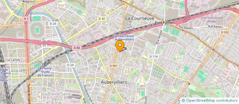 localisation de l'entreprise MONSIEUR YASSINE CHETOUANI à LA COURNEUVE