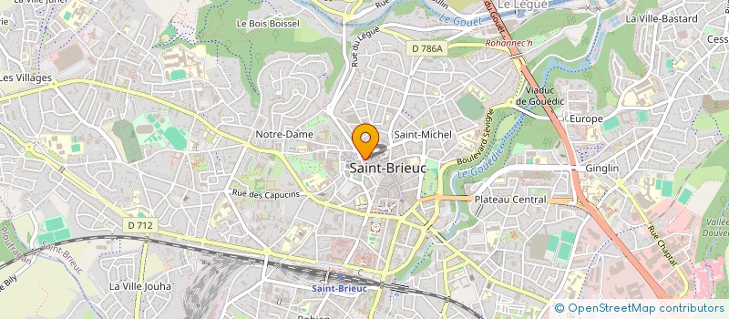 localisation de l'entreprise MONSIEUR YASSINE CHOUF à SAINT-BRIEUC