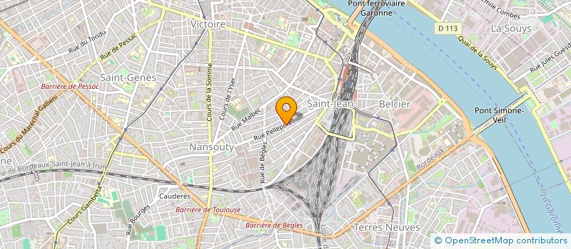 localisation de l'entreprise MONSIEUR YASSINE CHOULOUET BENCHIR  BORDEAUX