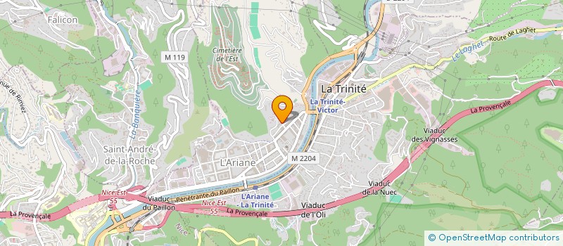 localisation de l'entreprise MONSIEUR YASSINE DA VEIGA DE PINA  NICE