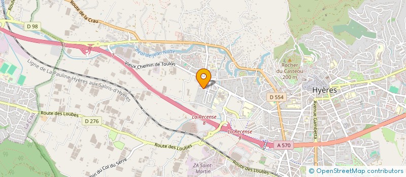 localisation de l'entreprise MONSIEUR YASSINE DAHMANI  HYERES