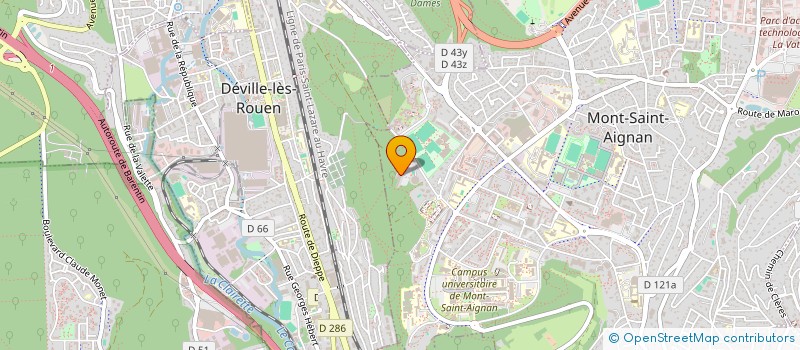 localisation de l'entreprise MONSIEUR YASSINE DAHMANI  ROUEN