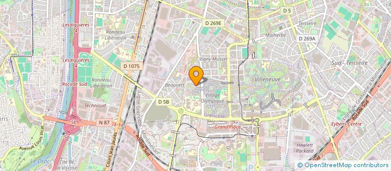 localisation de l'entreprise MONSIEUR YASSINE DARAFI à GRENOBLE