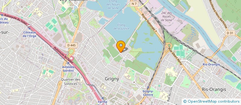 localisation de l'entreprise MONSIEUR YASSINE DJEMAAI  GRIGNY