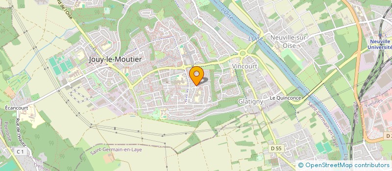 localisation de l'entreprise MONSIEUR YASSINE DJEMMAL  JOUY-LE-MOUTIER