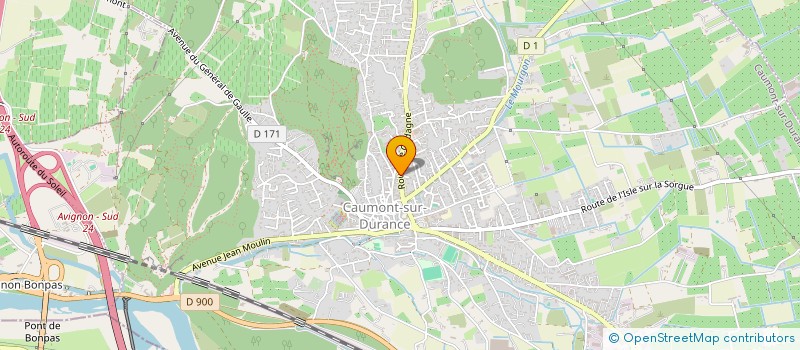 localisation de l'entreprise MONSIEUR YASSINE DOUAOUIA  CAUMONT-SUR-DURANCE