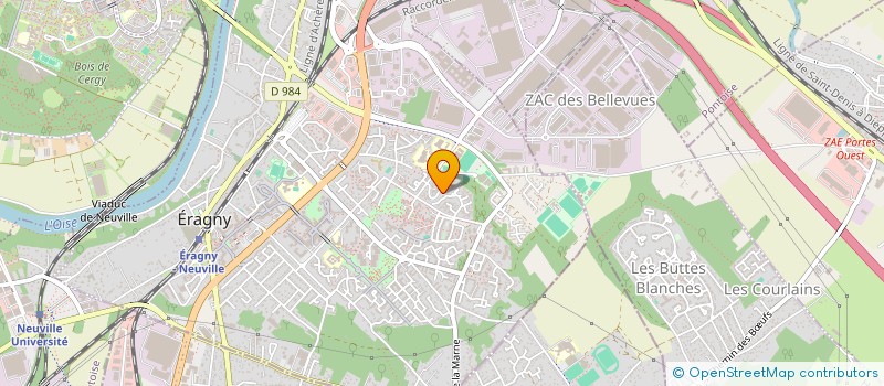 localisation de l'entreprise MONSIEUR YASSINE ECHCHAKIR  ERAGNY