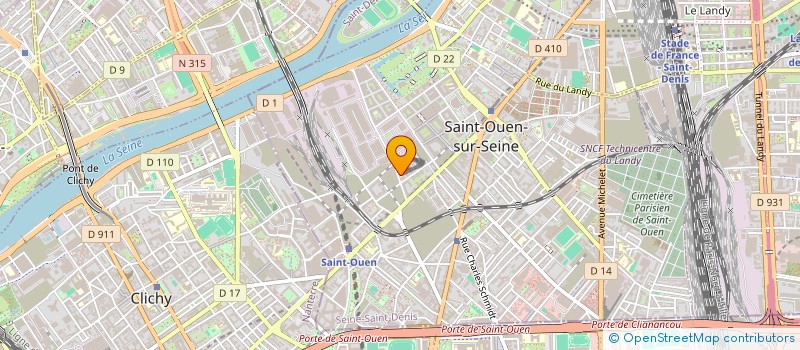 localisation de l'entreprise MONSIEUR YASSINE EJJAOUANI à SAINT-OUEN-SUR-SEINE