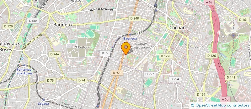 localisation de l'entreprise MONSIEUR YASSINE EL ATMANI à CACHAN