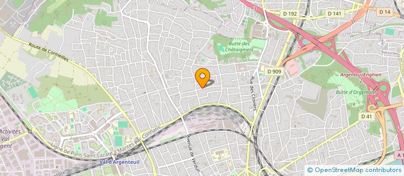 localisation de l'entreprise MONSIEUR YASSINE EL GHAZI  ARGENTEUIL