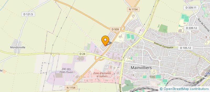 localisation de l'entreprise MONSIEUR YASSINE EL HAMEL à MAINVILLIERS