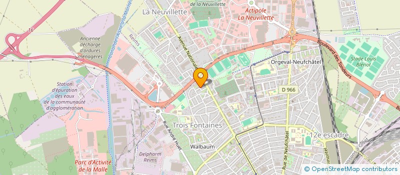 localisation de l'entreprise MONSIEUR YASSINE EL HAOUARI  REIMS