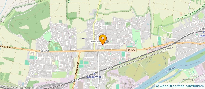 localisation de l'entreprise MONSIEUR YASSINE EL HARIM  GARGENVILLE