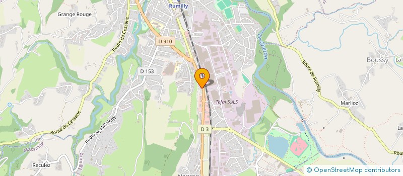 localisation de l'entreprise MONSIEUR YASSINE EL HAYTI  RUMILLY