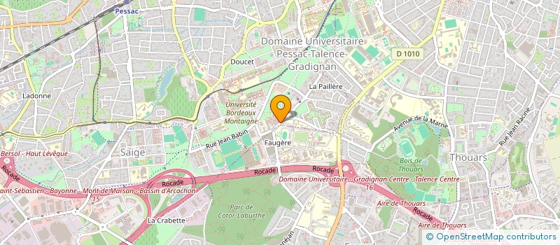 localisation de l'entreprise MONSIEUR YASSINE EL KARNI  PESSAC