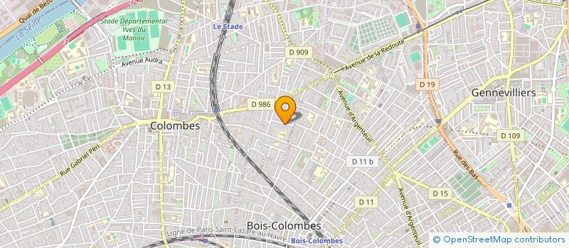 localisation de l'entreprise MONSIEUR YASSINE EL MADINI à COLOMBES