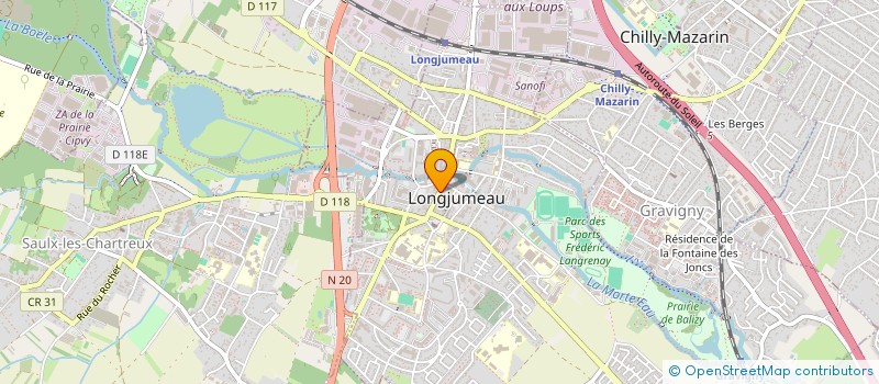 localisation de l'entreprise MONSIEUR YASSINE EL MOUTAWAKIL à LONGJUMEAU