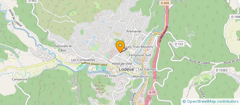 localisation de l'entreprise MONSIEUR YASSINE ELBOUR à LODEVE