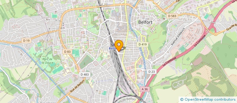 localisation de l'entreprise MONSIEUR YASSINE ELFAHSSI à BELFORT