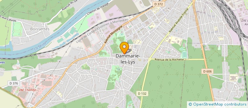 localisation de l'entreprise MONSIEUR YASSINE ENEJJAZ à DAMMARIE-LES-LYS