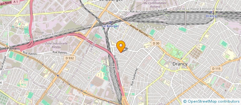 localisation de l'entreprise MONSIEUR YASSINE FGUIRI  DRANCY