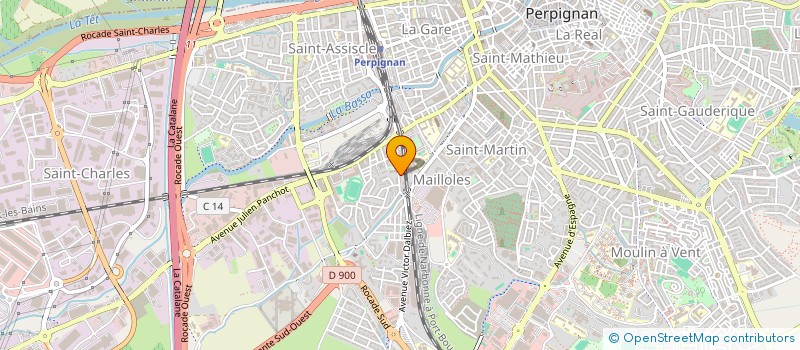 localisation de l'entreprise MONSIEUR YASSINE GAMAH  PERPIGNAN