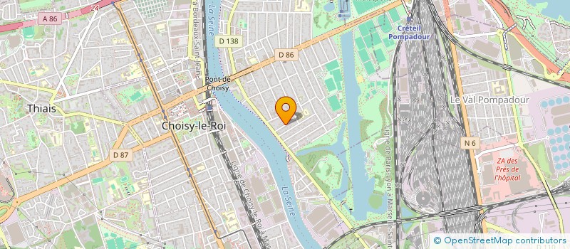 localisation de l'entreprise MONSIEUR YASSINE GHEZLANE à CHOISY-LE-ROI